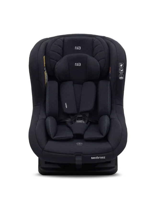 neobreez NESTII Infant/Baby/Kids/Toddler Travel 2 In 1 Convertible Car Seat, ECER44, Reducer & Wedge, Forward Facing&Rear Facing,  Slip Stopper, Injection Mold, 4 Level Recline, 0-4Yrs, 18Kg, Group 0+/1, 5 Point Harness