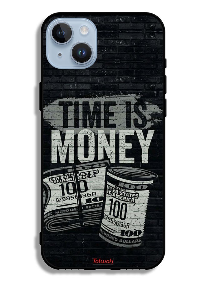 Tolwak Apple iPhone 14 Plus Protective Case Time Is Money - Image 2
