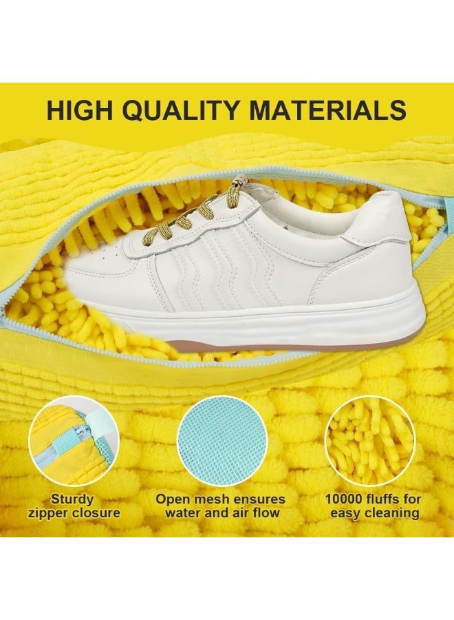 Reusable Shoe Washing Bag with Side Opening, Invisible Zipper Laundry Bag for Shoes, Mesh Sneaker Cleaning Bag for Washing Machine and Dryer, Durable Shoe Protector for Athletic Shoes and All Sizes - Image 3