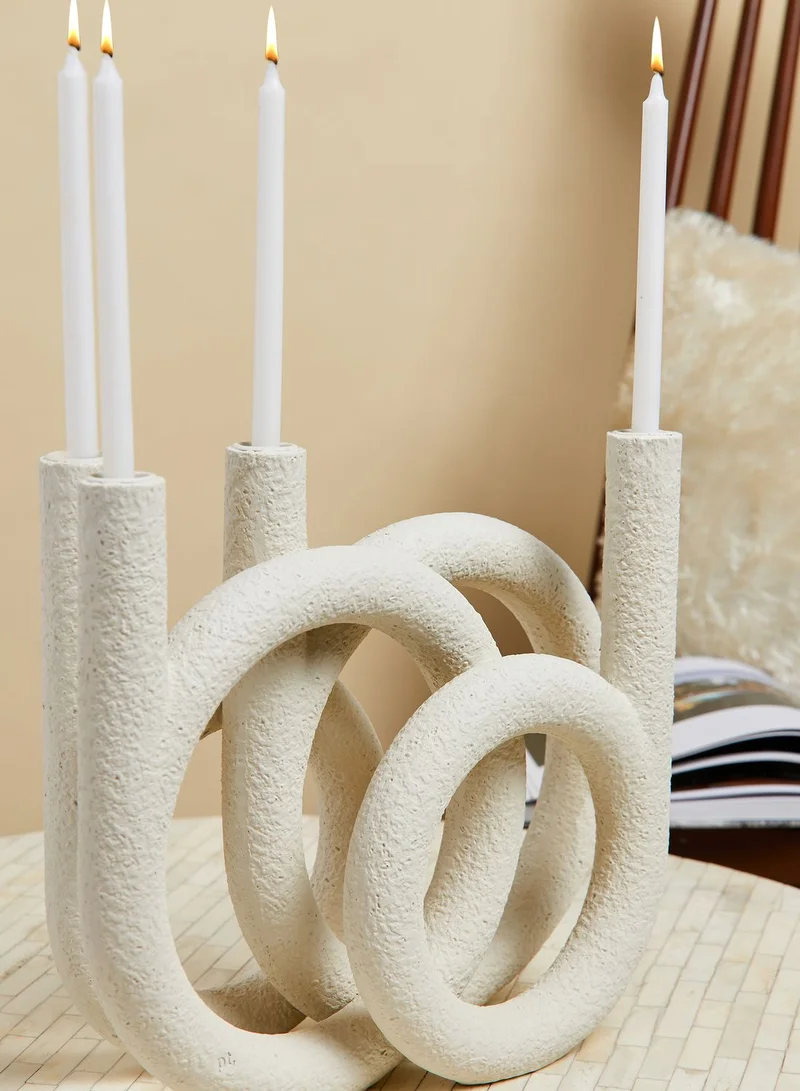present time Statement Ring Candle Holder