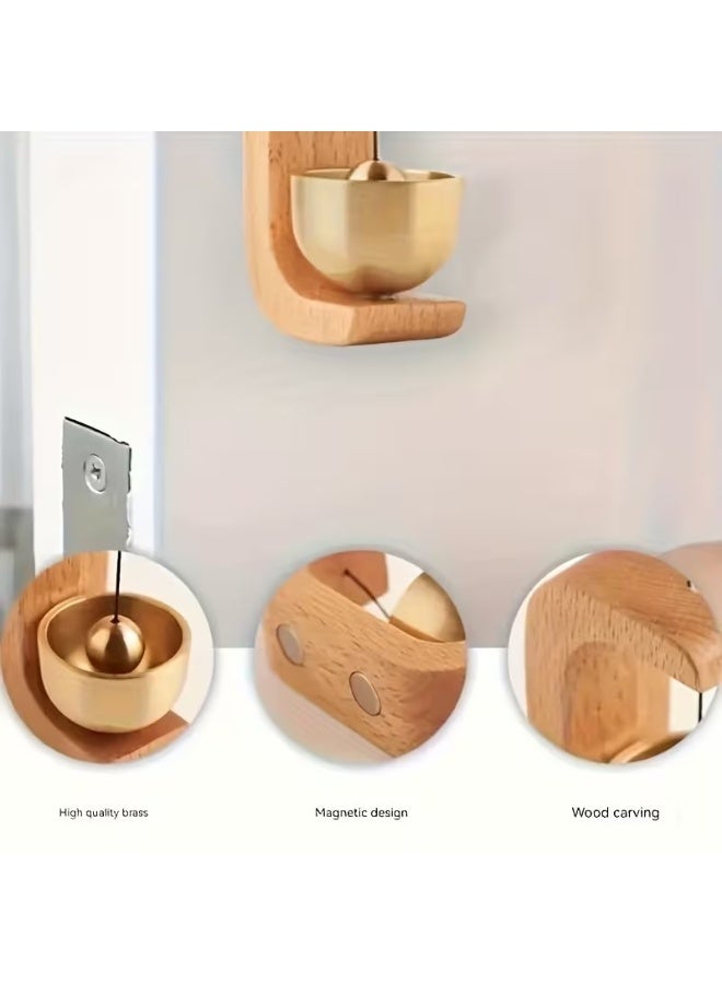 Home Clearance Sale جرس رياح نحاسي قديم 1 قطعة - جرس معدني زخرفي للمنزل والمركبة، لا يحتاج إلى كهرباء، مثالي لتزيين المنزل الجديد، التأمل، وزينة المدخل، أجراس الرياح لتزيين المنزل - Image 4