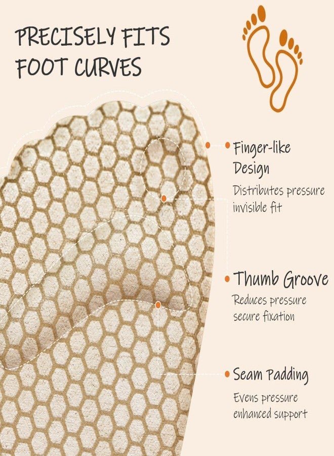 Zaiwoo Ball of Foot Cushions for Women(2 Pairs Foot Pads), High Heel Inserts, Metatarsal Pads Women, Pain Relief and Comfort，Anti Slip, Invisible - Image 3
