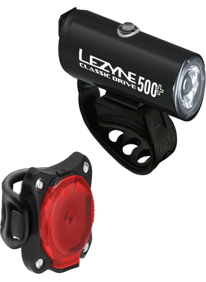 Lezyne Classic Drive 500+ & Zecto Drive 200+ Pair