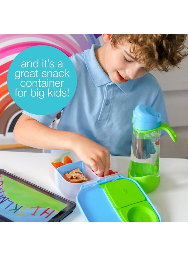B.Box “Not So Mini” Lunch Box for Kids | Leakproof Compartments | 33.8 fl oz Capacity | Whole Fruit Holder | BPA Free | Easy Open Design-Flamingo Fizz - Image 5
