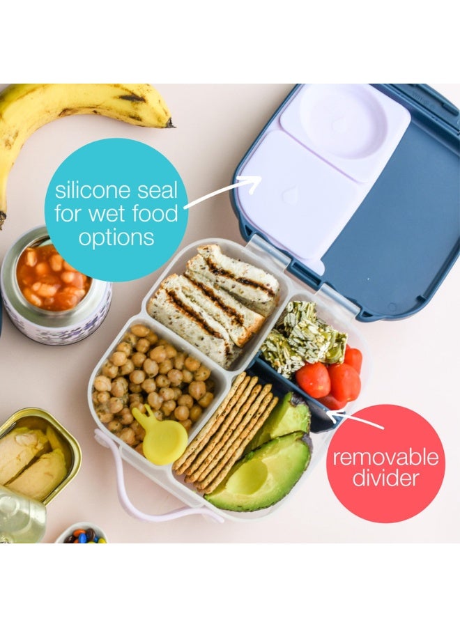 B.Box “Not So Mini” Lunch Box for Kids | Leakproof Compartments | 33.8 fl oz Capacity | Whole Fruit Holder | BPA Free | Easy Open Design-Flamingo Fizz - Image 4