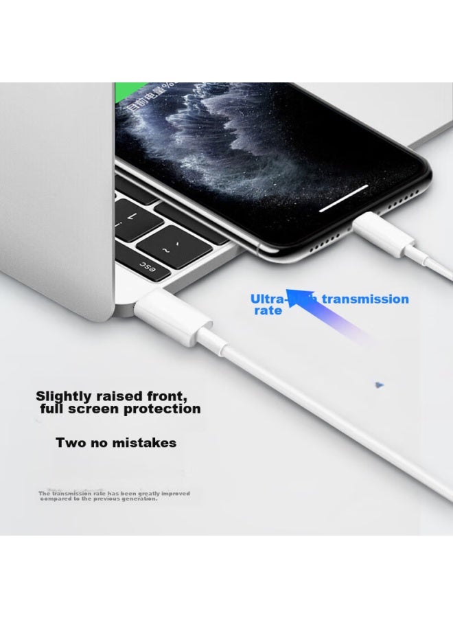 ستيجر Stiger [2-pack] كابل الشحن السريع المتوافق مع شاحن Apple Pd20w، كابل Type-c إلى Lightning لأجهزة Iphone 14/13/12/11 Pro/max - Image 5