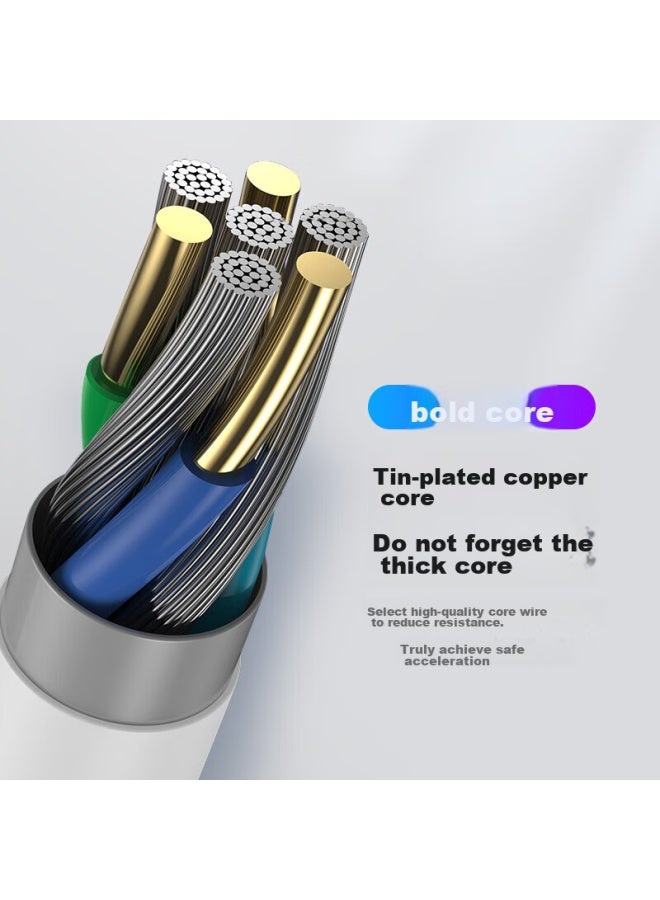 ستيجر Stiger [2-pack] كابل الشحن السريع المتوافق مع شاحن Apple Pd20w، كابل Type-c إلى Lightning لأجهزة Iphone 14/13/12/11 Pro/max - Image 3