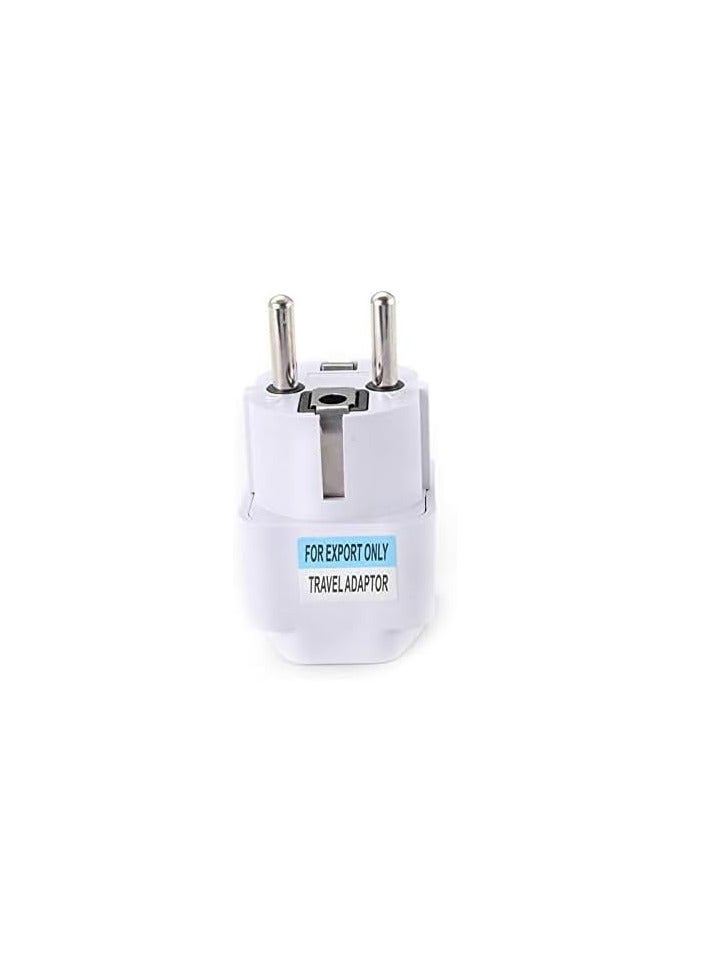 ECVV Travel Power Adapter, Universal Type E/F 2-Pin Plug Adapter Outlet, Adaptor for USA to Europe | EU Socket 6 Pieces | Use In Norway, Korea, Spain, Greece, Russa, Iceland