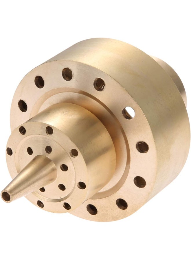 Hicello 1" (G1/DN25) Brass Fountain Nozzle â€“ Spray Height 1.5M, Coverage 1.3M, for Garden Pond & Decorative Water Features â€“ [Size: Fit for 1 Inch Male Thread Only] - Image 2