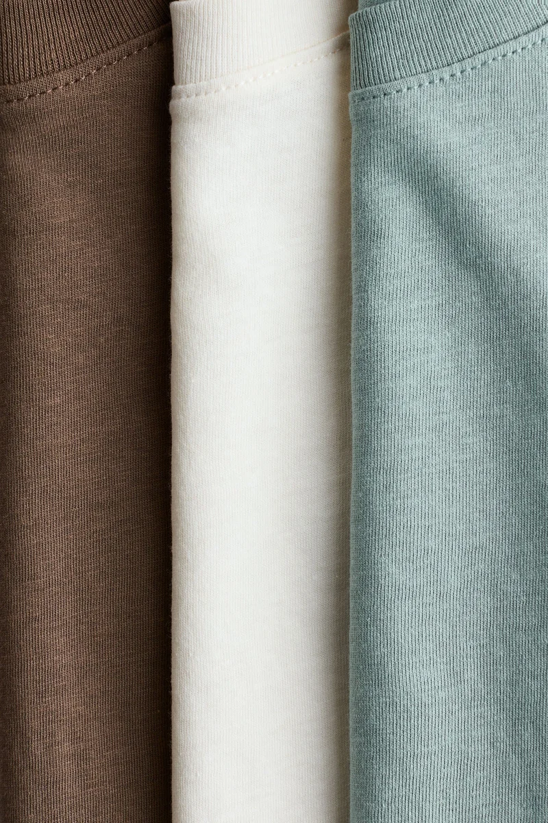 H&M 3-pack cotton T-shirts