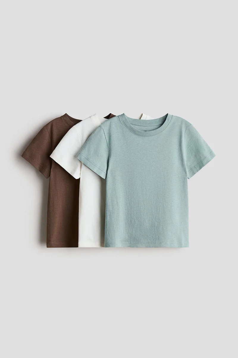 H&M 3-pack cotton T-shirts
