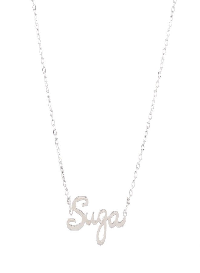 THANUS CRAFT THANU'S CRAFT kpop Bangtan Boys Merch Necklace Pendant BTS Merch Accessories Locket Chain For Girls & Boys (SUGA) - Image 1