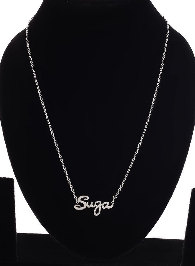 THANUS CRAFT THANU'S CRAFT kpop Bangtan Boys Merch Necklace Pendant BTS Merch Accessories Locket Chain For Girls & Boys (SUGA) - Image 3