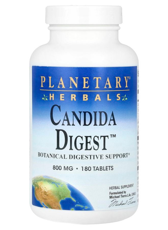 PLANETARY HERBALS Candida Digest™ 180 Tablets 