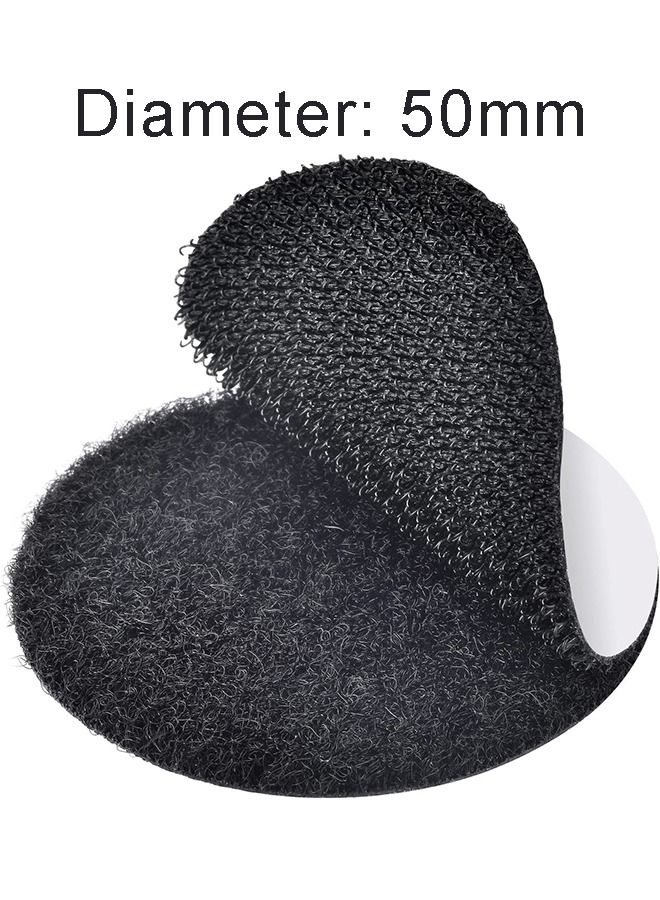 12pcs Adhesive Tape Sticky Back Hook Loop Dots Double Sided Industrial Strength Heavy Duty Rug Carpet Gripper Pad Mounting Tape for Wall Decor or Tools Hanging - Image 4