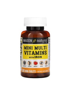 Mason Natural Mini Multi Vitamins with Iron 365 Mini Tablets  - Image 1
