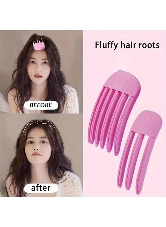 Wind Carving Comb and Wind Shaped Comb Set for Hair Styling and Volume ABS Plastic Wide Tooth Design - Image 1