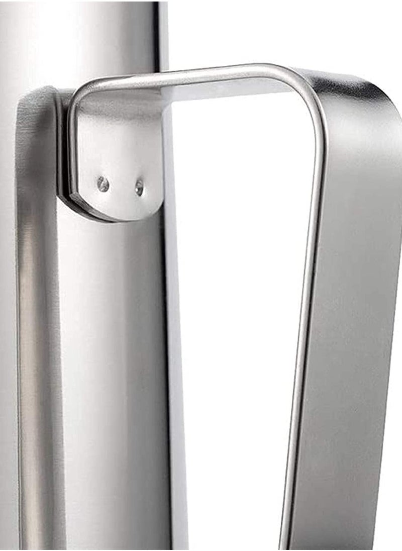 Home Care Stainless Steel 600ml Milk Frothing Pitcher Measurements on Both Sides Inside Plus eBook & Microfiber Cloth Perfect for Espresso Machines Milk Frothers Latte Art, Silver  - Image 3