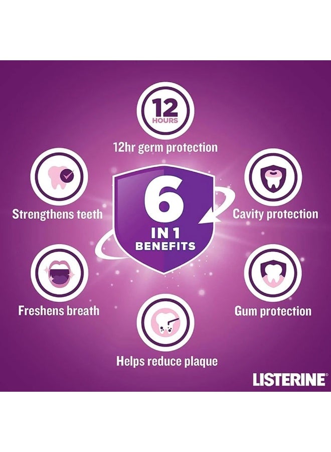 ليسترين العناية الكاملة للاسنان غسول فم توتال كير - 500 مل - Image 3