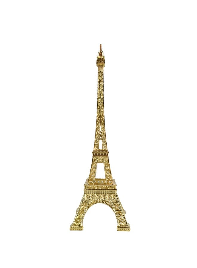 allgala Eiffel Tower Statue Decor Alloy Metal, and Size (07", Gold) - Image 1