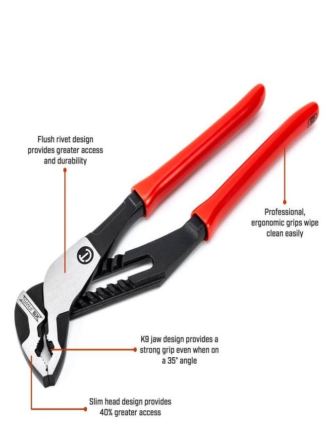 Crescent Z2 K9 V-Jaw Dipped Handle Tongue & Groove Pliers - Home Improvement, Mechanic, Plumbing & Repair Hand Tool - 10" - RTZ210V - Image 4