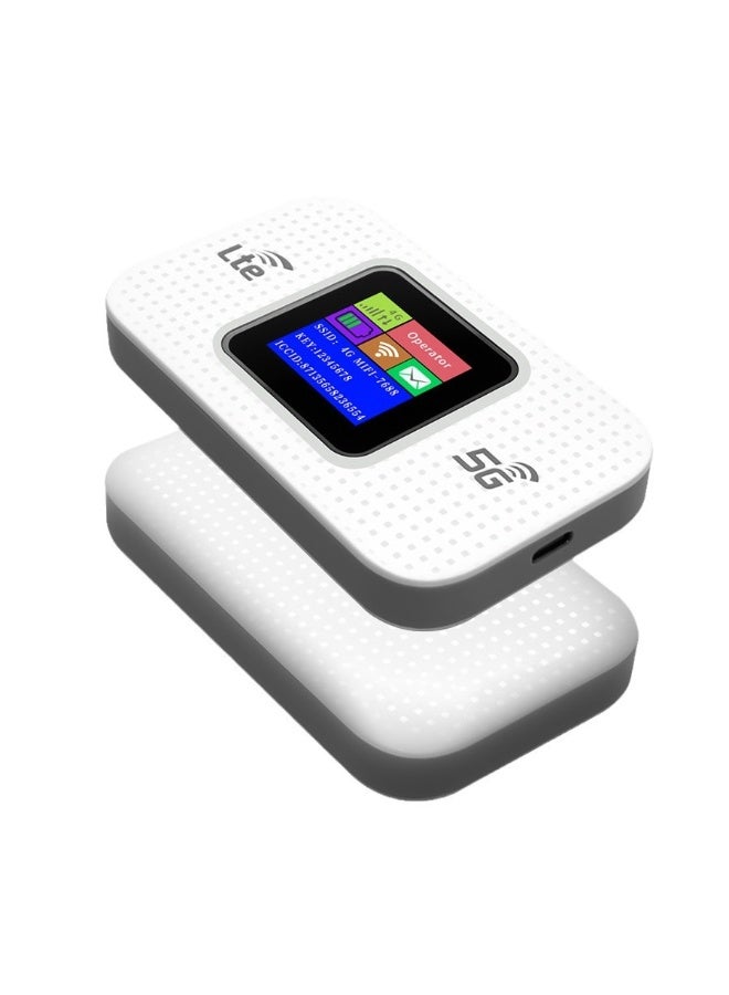 Beauenty 5G mobile WiFi router 150Mbps high-speed portable Eurasian travel type-C port WiFi modem with SIM card slot, up to 10 devices can be shared - Image 1