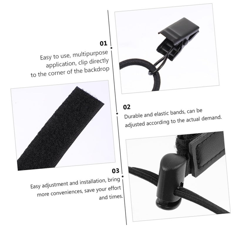6pcs Photography Background Clips And Adjustable Backdrop Clamps Spring Clamp Holders For Photo Studio Backdrop Support Suitable For Professional Photography And Video Shooting - Image 4