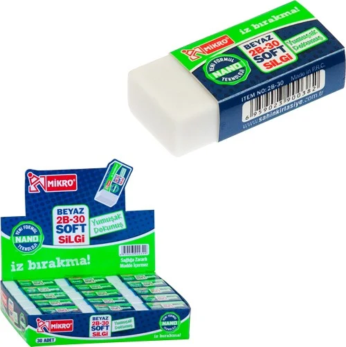 Mikro Micro 2B-30 White Nano Eraser