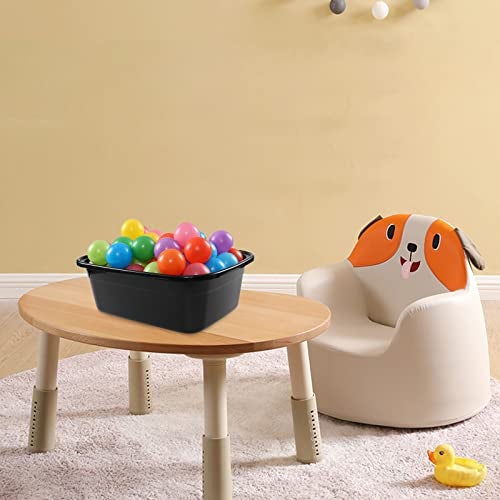 HOMMP 3-Pack 18 Quart Large Dishpan Wash Basin, Commercial Tote Bus Boxes - Image 5