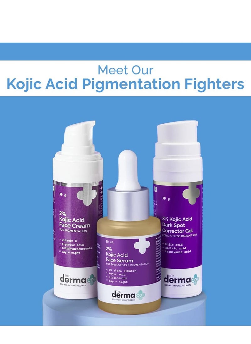 THE derma Co The Derma Co 1% Kojic Acid Face Wash I With Niacinamide & Alpha Arbutin I Reduces Dark Spots & Pigmentation I Cleanses & Brightens Skin I Non-Drying Formula I For All Skin Types - 150 ml  - Image 3