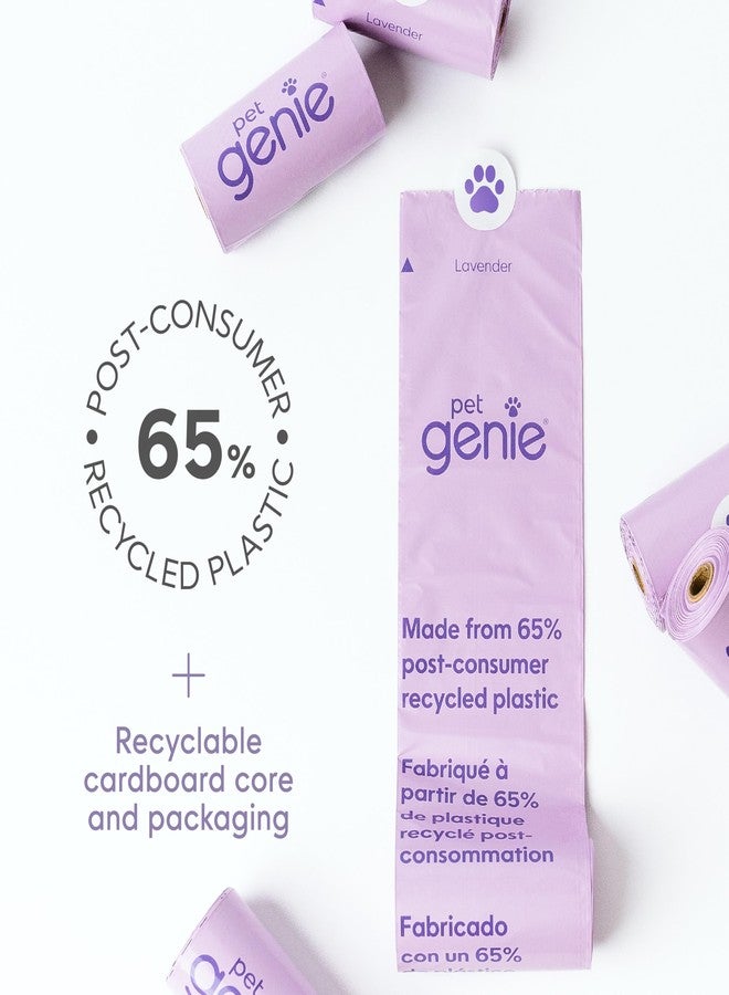 Pet Genie, Dog Poop Bags Rolls Scented, Extra Strong & Leak-Proof for Dogs, Lavender Scented, Easy Tear Pet Waste Bags, Made from 65% Recycled Plastic, 16 Rolls (240 Count) - Image 5