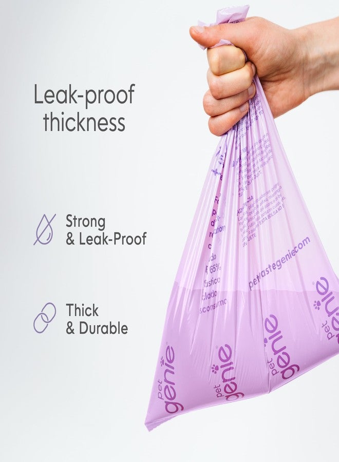 Pet Genie, Dog Poop Bags Rolls Scented, Extra Strong & Leak-Proof for Dogs, Lavender Scented, Easy Tear Pet Waste Bags, Made from 65% Recycled Plastic, 16 Rolls (240 Count) - Image 3