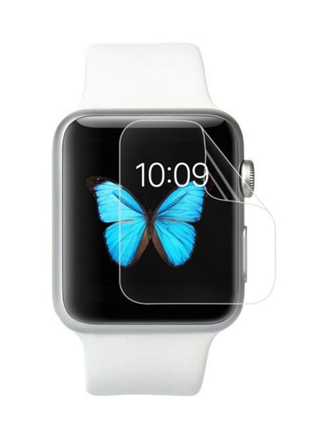 NIBEMINENT Tempered Glass Screen Protector For Apple Watch 38 mm Clear 