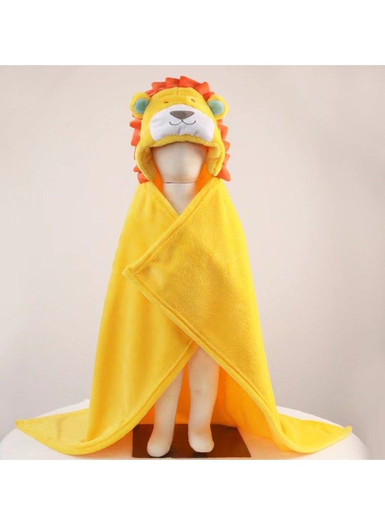 Goolsky Toddler Hooded Bath Towel Ultra Soft Towel Highly Absorbent Bathrobe Blanket for Boys Girls - Image 1