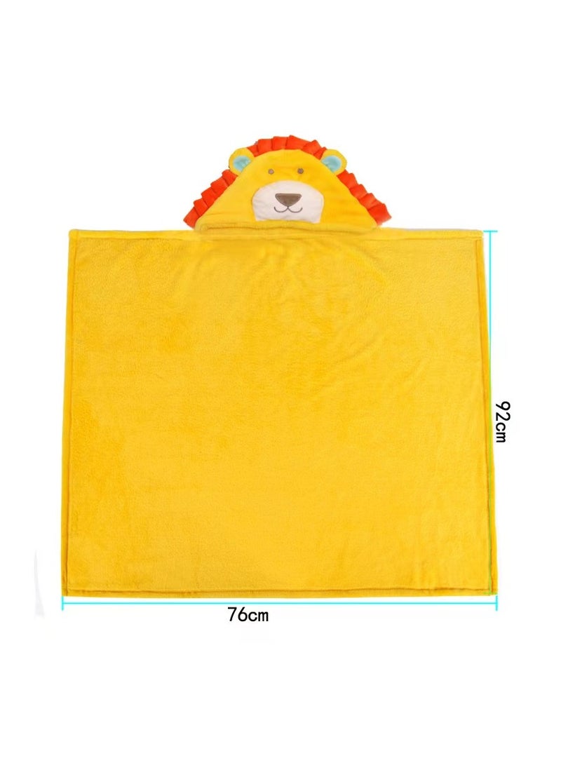 Goolsky Toddler Hooded Bath Towel Ultra Soft Towel Highly Absorbent Bathrobe Blanket for Boys Girls - Image 3