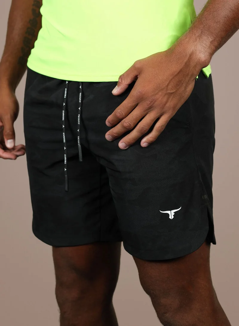 THUGFIT Thugfit ProTech Activewear Men's Shorts (7" Inseam)- Black