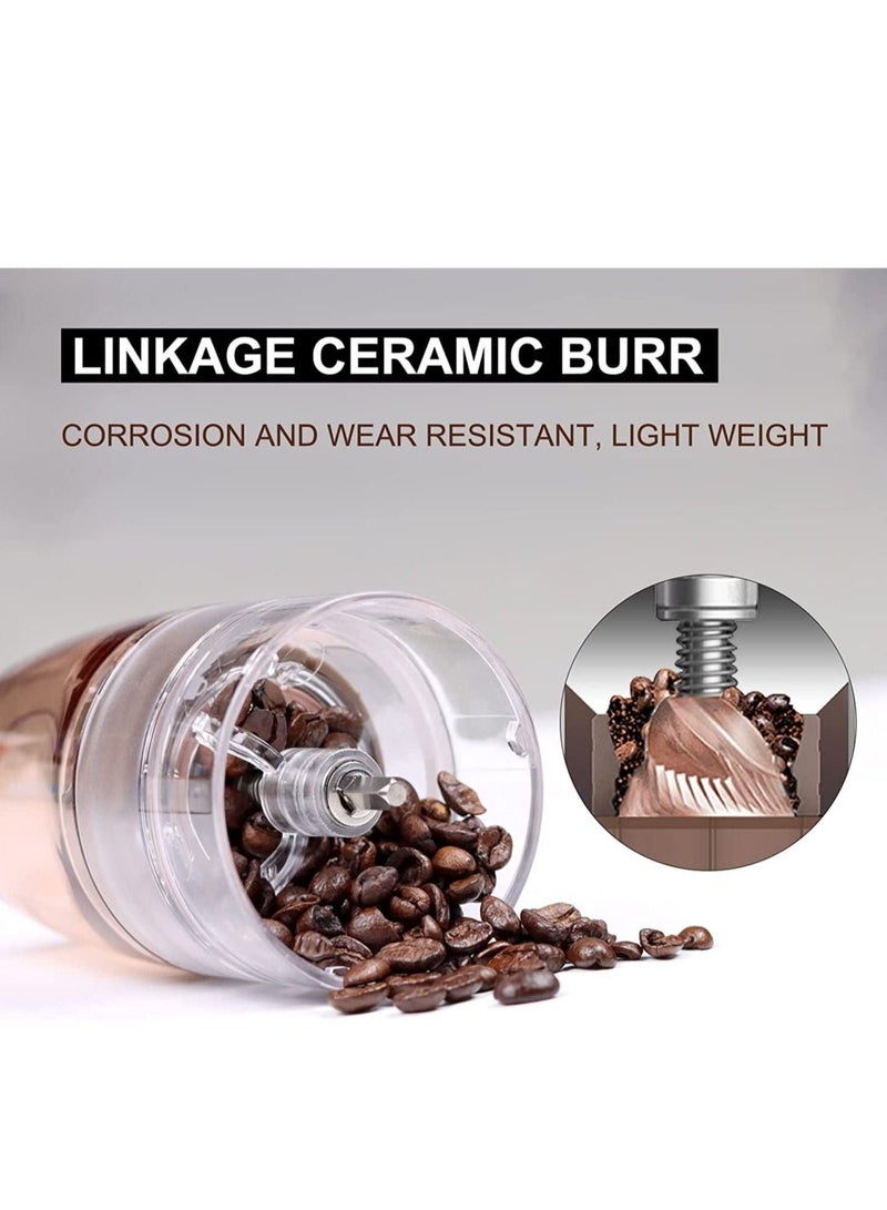 Portable Electric Burr Coffee Grinder, Electric Coffee Bean Grinder Mill, Adjustable Automatic Conical Burr Grinder with 5 Precise Grind Settings for Espresso/Drip/Pour Over/French Press  - Image 4