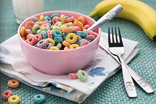 GlossyEnd 15 Piece Stainless Steel Kids Cutlery, Child and Toddler Safe Flatware, Kids Silverware, Kids Utensil Set Includes 5 Knives, 5 Forks, 5 Spoons, Total of 5 Place Settings, Ideal for Home and Preschools - Image 5