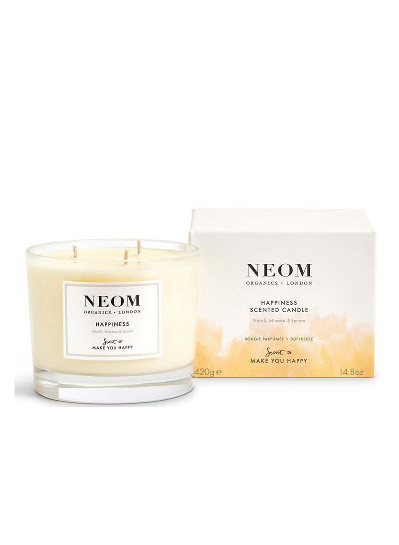 NEOM NEOM Happiness Scented 3 Wick Candle 