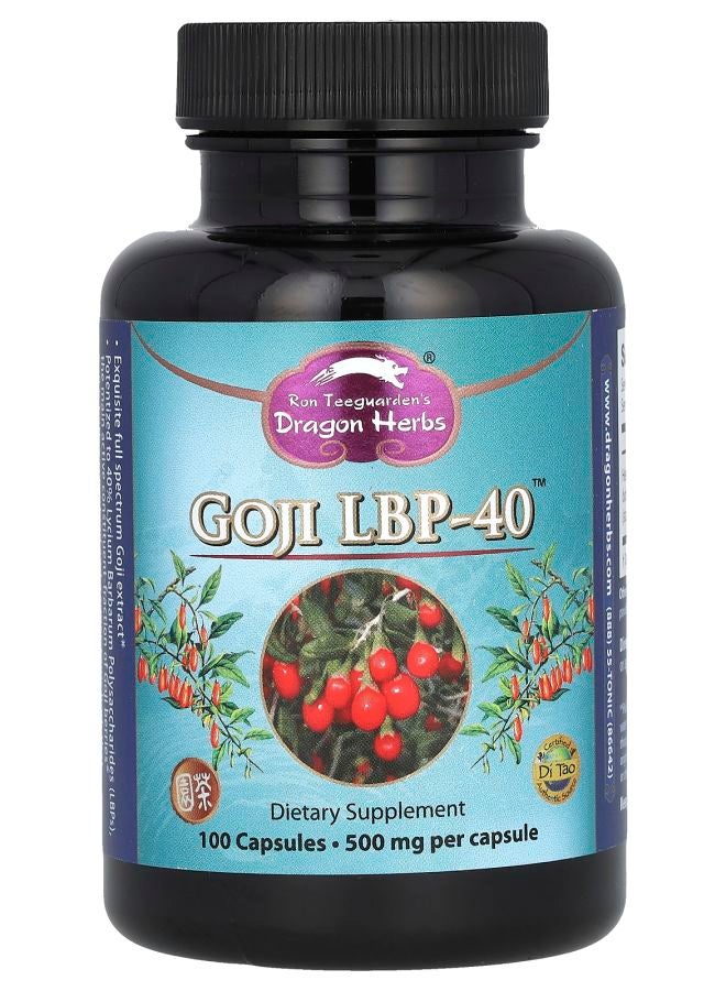 غوجي LBP-40 1500 ملغ 100 كبسولة نباتية (500 ملغ لكل كبسولة)