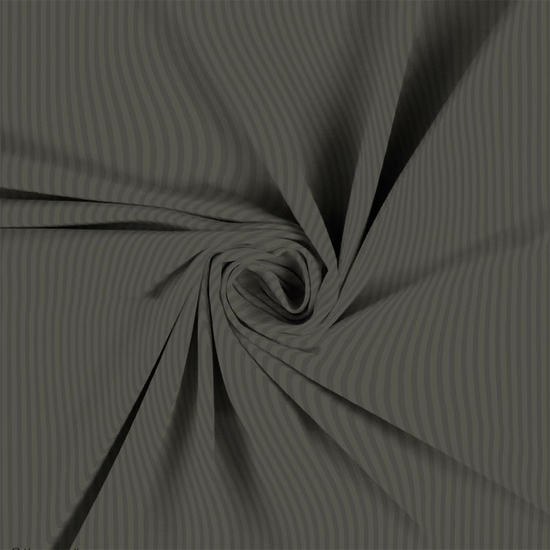 YaAkholic مجموعة ملاءات سرير مزدوج ملكية بحجم 78" × 72" من يا أكهوليك مع 2 غطاء وسادة - لون رمادي داكن - Image 3