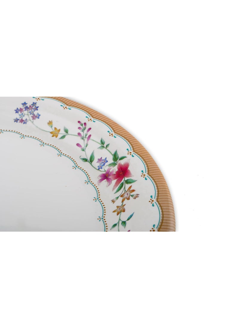 Superware Superware | Pure Melamine | Buffet Plate Set – Royal Opera 12.5” (6 nos.) | Stain Free, Glazed Finish  - Image 4