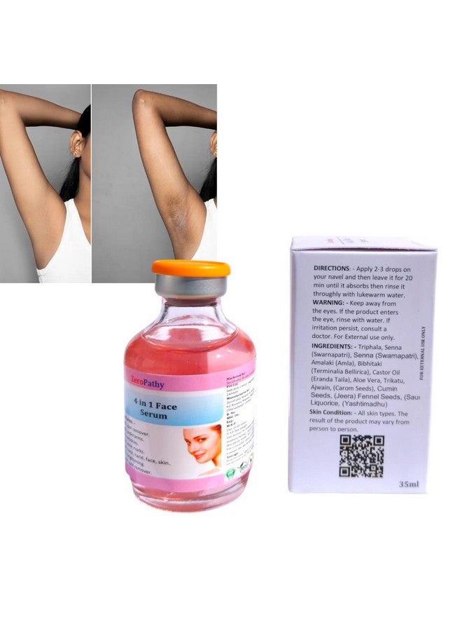 Zero Pathy Dull skin clean gel cream Helps in acne and a youthful glow face Cream (35ml) Silken Light Intimate Serum - Ayurvedic Formula for Radiant Private Areas - Image 3