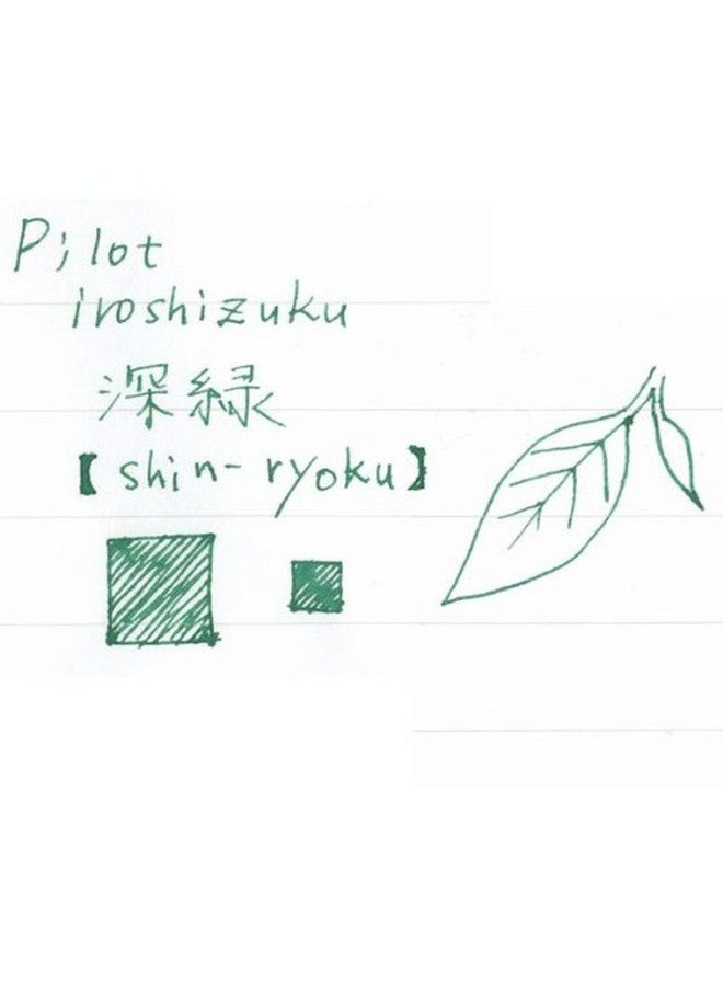 PILOT Pilot Iroshizuku Fountain Pen Ink - 50 ml Bottle - Shin-ryoku Deep Green (Deep Green) (japan import) - Image 3