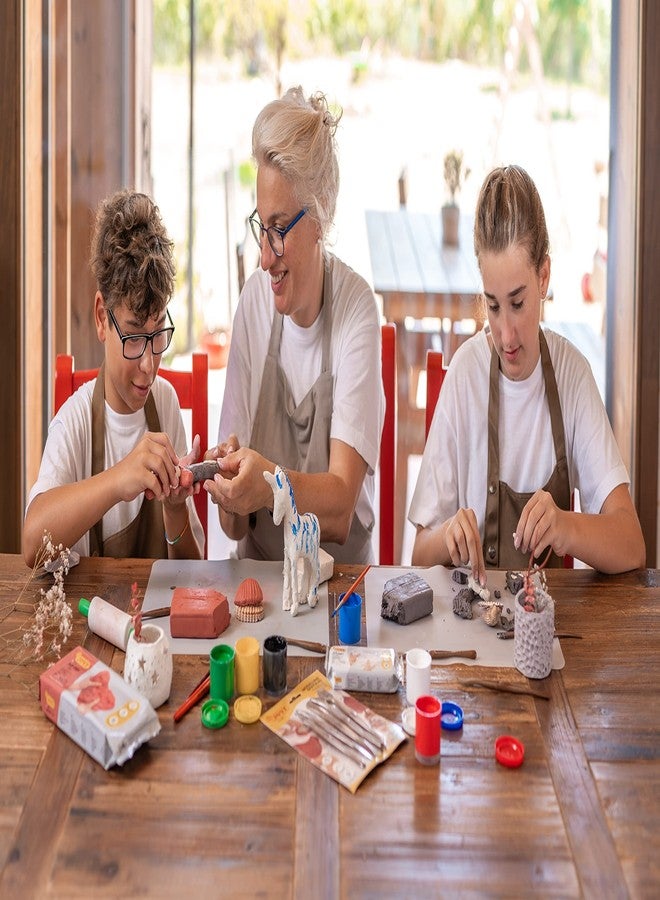 Jovi Air-Dry Modeling Clay; 2.2 lb. Grey, Non-staining, Perfect for Arts and Crafts Projects - Image 5