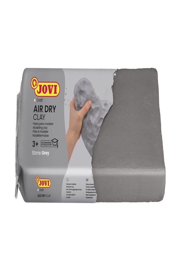 Jovi Air-Dry Modeling Clay; 2.2 lb. Grey, Non-staining, Perfect for Arts and Crafts Projects - Image 2
