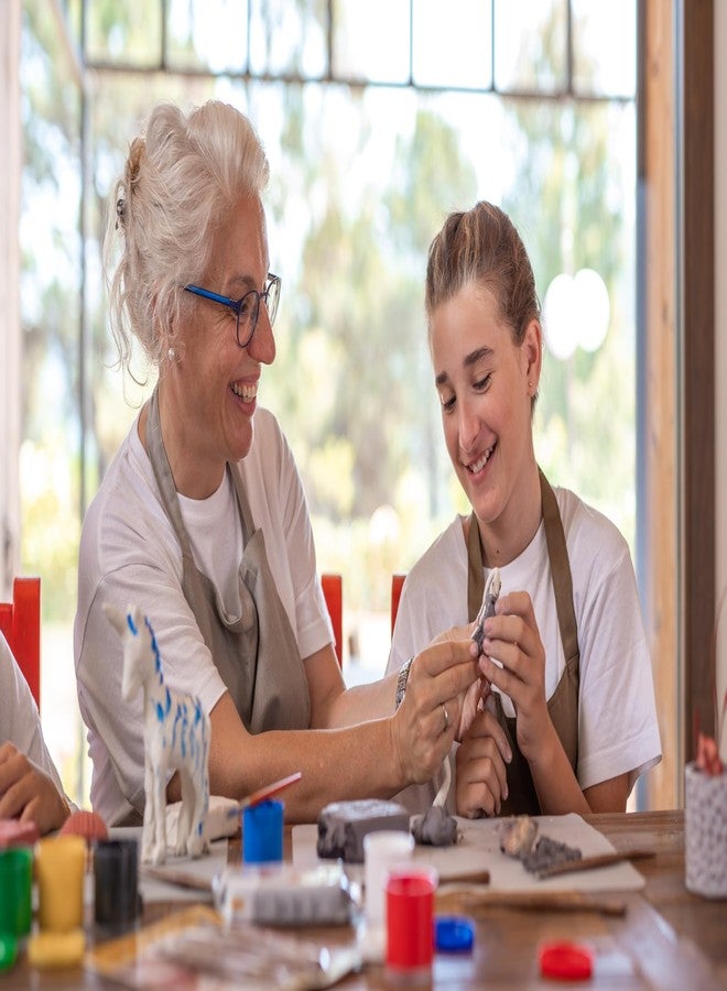 Jovi Air-Dry Modeling Clay; 2.2 lb. Grey, Non-staining, Perfect for Arts and Crafts Projects - Image 4