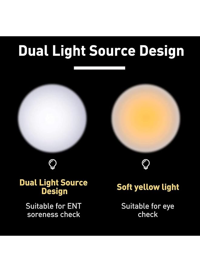 X spring Pen Light 2PCS USB Rechargeable Medical Pen Light Reusable LED Penlight with Dual Light Modes for Doctors Nurses and Students Diagnostic Tool with Pocket Clip and Bright LED Sources - Image 2