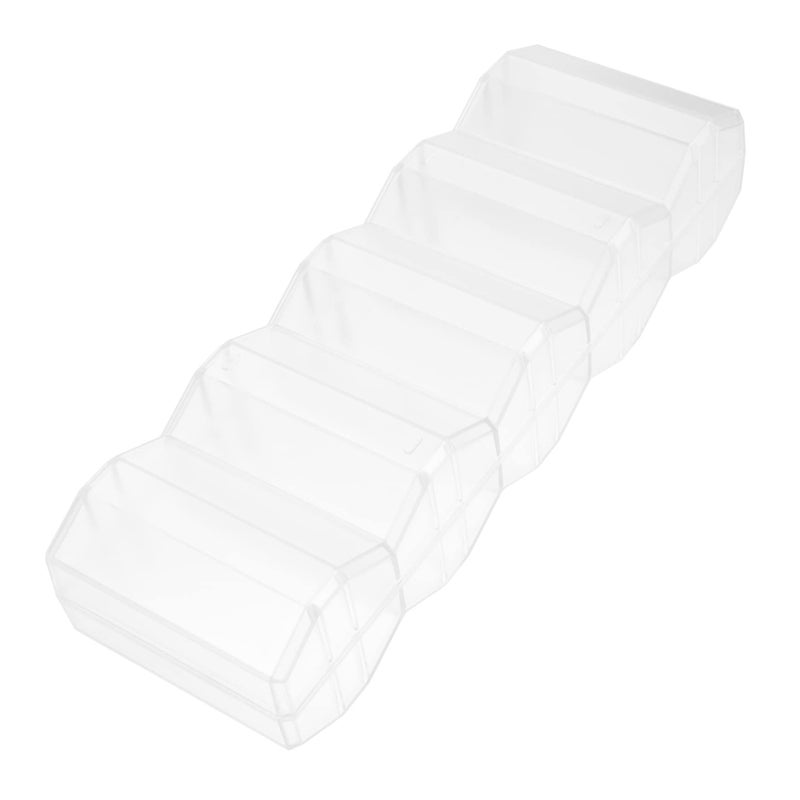 Large Capacity Transparent Poker Chip Case with Diamond Design for Safe Storage - Image 2