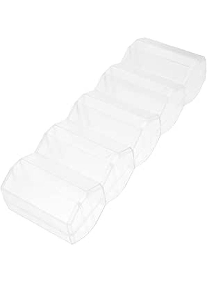 Large Capacity Transparent Poker Chip Case with Diamond Design for Safe Storage - Image 1